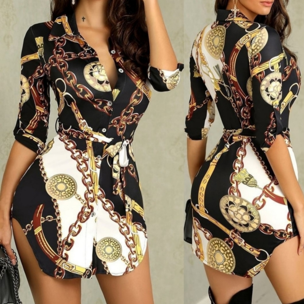 Beautiful button shirt dress
